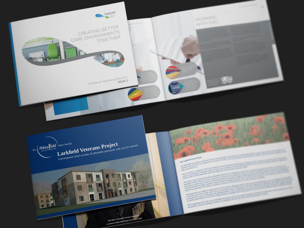 Image of a selection of brochures